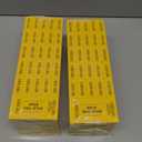 Kosiz 1000 Sheets 25 Bid Raffle Ticket Sheets Chinese Auction Tickets Numbers for Basket Events and Silent Auctions (Yellow)