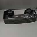 Adhesive Shower Caddy,Shower Shelves with Soap Holder and 12 Hooks,Rustproof No Drilling Bathroom Organizer and Storage,Black,3 Pack