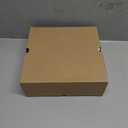 Juliet Holy Women's Knee High Boots Stacked Block Heel Pointed Toe Riding Boots (6.5, Khaki)