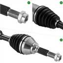 Front Left CV Axle Shaft Assembly Fit for Chevy Blazer 19972004, S10 19972004, GMC Sonoma/Jimmy, Isuzu Hombre 19982000 & Oldsmobile Bravada 19972001 (4WD/AWD Only, Without ZR2), Driver Side
