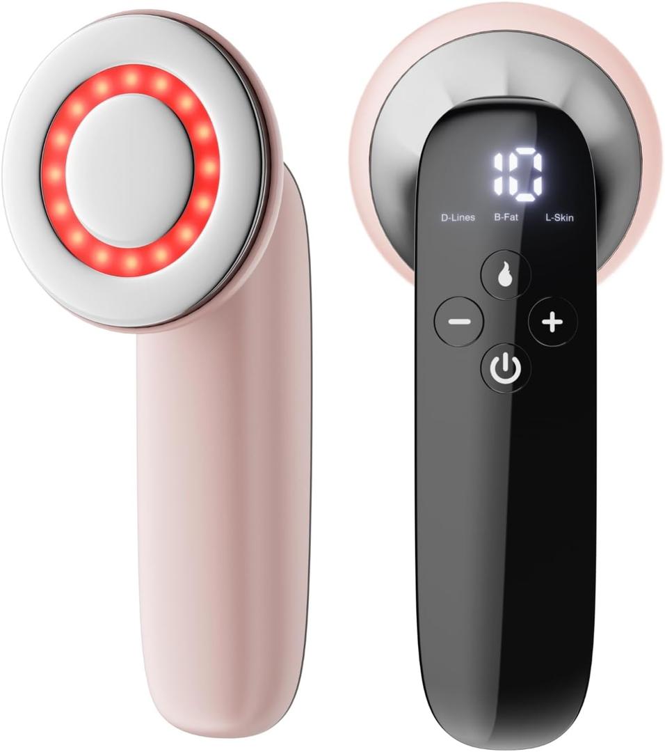 cotsoco Cellulite Massager Body Sculpting Machine, Cordless Cellulite Massager Tool for Belly, Waist, Neck, Leg, Butt, Arm-Gifts for Women Girls Mum, Pink