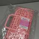 BABANA Jelly Bags - (Set) Small and Large Mother Daughter Jelly Totes | Reusable Gift Basket, Beach Bags - (Small, Large) - Pale Pink