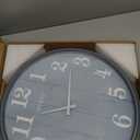 OCEST Large Indoor Outdoor Clock, 18 Inch Waterproof Oversized Wall Clock, Silent Battery Operated for Garden Pool Patio Living Room Office Decorative