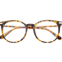 Gaoye Blue Light Blocking Glasses, Retro Round Eyewear Frame Anti Eyestrain Computer Glasses for Women Men (Tea Leopard/Transparent Lens)