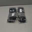 2 x 2Pairs Cat Embroidery Splicing Knitted Gloves Warm Gloves Fashion Leaky Finger Casual Women's Glove