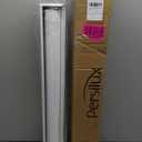 Persilux Free-Stop Cordless Window Blinds 100% Blackout Roller Shades with Textured Fabric (White, 27"W x 72"H) UV Protection Thermal Insulated Roller Blinds for Windows Shades for Home, Bedroom, Door