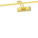 24 inch Picture Light Battery Operated for Wall, Wireless Art Lights for Painting with Remote, 6400mAh Cordless LED Gallery Lighting, Dimmable for Display Frame Lights, Gold