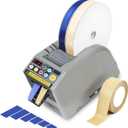 Ribbon Cutting Machine, Lightweight Dual-Tape Electric Dispenser, 39.9 in Max Length & 6 Memory Presets, Portable Auto/Manual Cutter for Warehouses, Gift Shops, Offices, DIY & Home