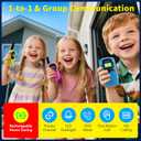 Rechargeable Walkie Talkies for Kids, Walkie Talkie Toys for Girls Boys, Outdoor Toys/Outside Games for Kids, Gifts for 3 4 5 6 7 8 9 10 Year Old Kids Girls Boys