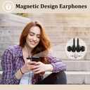 Guguearth for iPhone Headphones Earphones Earbuds Wired with Lightning Connector,Apple MFi Certified & Magnetic & Noise Isolating with Mic in-Ear Buds for iPhone 14 13 12 11Pro Max XR X XS 7 8 Plus