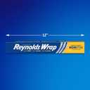 Reynolds Wrap Non Stick Aluminum Foil, Nonstick Aluminum Foil Roll, Prevents Food Sticking and Messy Cleanup, Great for Covering Casseroles and leftovers, 43.33 Yards x 12 Inches, 130 Sq.Ft.