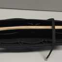 Purse Organizer Insert with Zipper Felt Bag Organizer Handbag Organizer Insert Bag in Bag Organizer with Key Chain for Tote Purse Bag Black Slender-Large