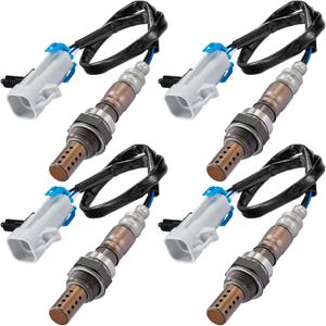 Set of 4 Oxygen Sensor Upstream Downstream O2 Sensor Compatible with 2003-2005 Chevy Silverado Suburban Avalanche 1500 Tahoe, GMC Yukon Yukon XL Sierra 1500, Cadillac Escalade 5.3L V8 Replace 234-4668