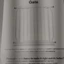 Extra Wide Baby Gate Extra Wide Pet Dog Gates for Stairs Doorways Black Metal Tension Indoor Safety Gates with Pressure Mount 71.5-76.38 Inch