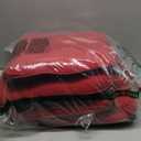 Chair Cushions for Dining Chairs Set of 4, Red Kitchen Chair Cushions, Chair Pads with Ties and Non Slip Backing, Christmas Room Decor, Tufted Memory Foam Seat Cushion 4 Pack, 15.5"x15.5"x4"