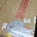 24x36 inch Gold Bathroom Mirror, Brushed Gold Metal Framed Rounded Rectangle Wall Mount Vanity Mirror, HD Tempered Glass, Aluminum Frame, Horizontal or Vertical Hanging, Modern Home Decor