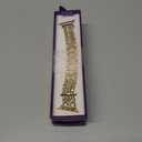 3 x DSAAplus Gold Metal Bands Compatible With Apple Watch Band 38mm 40mm 41mm 42mm 44mm 45mm 46mm 49mm Stylish Chain Bracelet for iWatch Series 11 10 9 8 7 6 5 4 SE/Ultra 3 2 1 (D5 silver mesh)