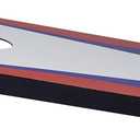 Amazon Basics Portable Cornhole Set, Outdoor Game Bean Bag Toss with Carrying Case, Blue/Red
