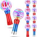 Jerify Light up Toys Spinner Wands LED Flashing Magic Ball Glow Spinner Wands Fun LED Spin Sensory Toys for Birthday Game Party Favor Carnival Prize(10 Pcs,Classic Style)