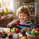 3 x 4 Pcs Wind-Up Jumping Chicks & Hopping Bunnies Toys with Wings for Kids  Easter Egg & Goody Bag Fillers, Toddler Party Favors, and Gifts (Medium)