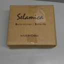 Selamica Ceramic Dessert Plates Set of 6, 6 Inch Appetizer Plate for Kitchen, Microwave Dishwasher Safe, Gradient Color