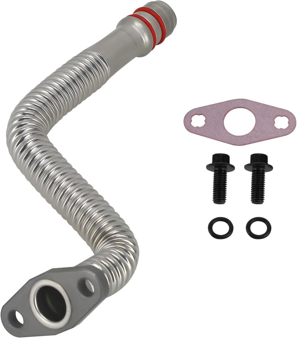 maXpeedingrods Turbo Oil Return Drain Line 5135786AB for Dodge Cummins 5.9L Diesel 2004 2005 2006 2007, Turbocharger Oil Return Hose Line, 3970875 maXpeedingrods Turbo Oil Return Drain Line 5135786AB for Dodge Cummins 5.9L Diesel 2004 2005 2006 2007, Turbocharger Oil Return Hose Line, 3970875