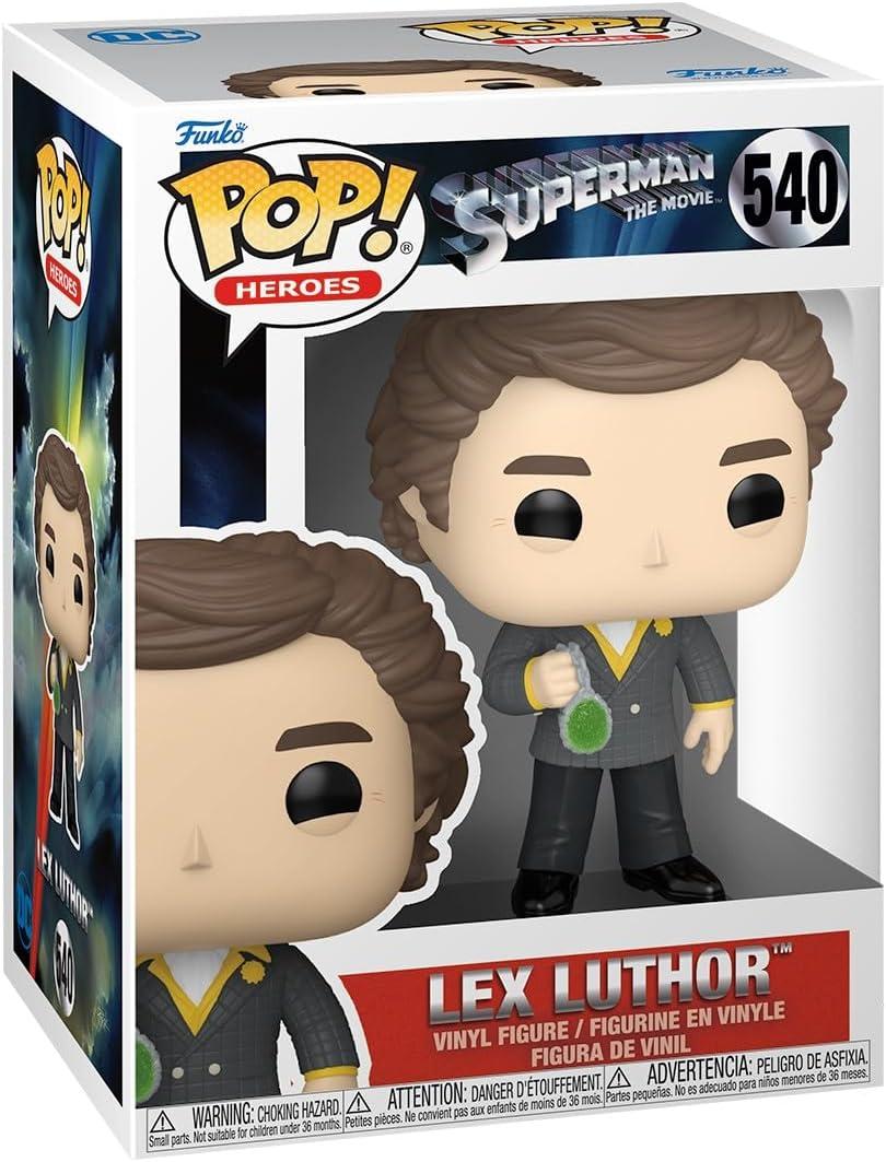 Funko Pop Movies: Superman - (1978) - Luthor - 1/6 Odds for Rare Chase Variant - Superman 1978 - Collectable Vinyl Figure - Gift Idea - Official Merchandise - Toys for Kids & Adults