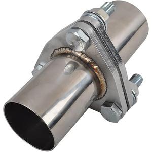 FGJQEFG Exhaust Flange Bolts Quick Fix Repair Pipe Kit w/Gasket & Hardware 2'' Inch OD 3 Bolts T304 Stainless Steel Universal Flange Replacement Kit