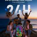 Large Bluetooth Speaker, 240W Peak Power Portable Party Speakers Bluetooth Wireless, 24H Playtime,Fast Charge,Bass Boost,RGB Lights,TWS, IP65 Waterproof Outdoor Speaker for Party, Beach,Camping
