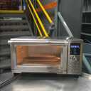 Nuwave Bravo XL Air Fryer Toaster Smart Oven, 12-in-1 Countertop Grill/Griddle Combo, 30-Qt XL Capacity, 50F-500F adjustable in precise 5F increments, Integrated Smart Thermometer, Linear T Technology (silver)