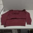 SENFURE Women Turtleneck Sweater Dress Oversized Long Sleeve Knit Pullover Fall Sweater Short Dresses (Medium, Burgendy)