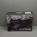 Train Set with Remote Control,Electric Train Track Around Christmas Tree W/Cargo Vehicle,Light & Sounds,Alloy Steam Locomotive Engine Train Toy Gift for Boys Girls 4 5 6 7 8 9 10