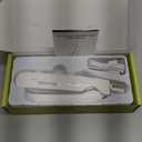 2-in-1 Dog Nail Clippers & Dog Nail Grinder with 2 LED Lights, Ultra-Quiet, USB Rechargeable, Multiple Grinding Methods, and Splash Guard for Small, Medium, and Large Dogs & Cats (White)