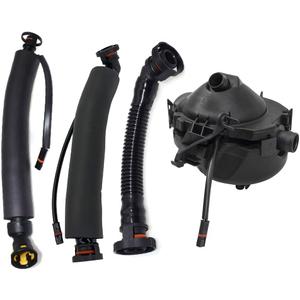4PCS Crankcase Breather Hoses + Oil Separator Kit For BMW 1 (E87) 2003-2013 3 (E90) 2004-2012 3 Touring (E91) 2004-2012 5 (E60) 2001-2010 E61 E63 E64 E65 E66 E67 2001-2009 (Ventilation valve set of 4)