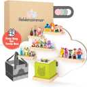 Cloud Tonie Shelf for Tonies and Tonie Box - Tonies Storage for All Your Tonies Box Accessories - Tonie Wall Shelf (White)