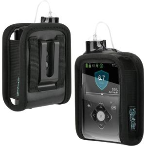 Beautyflier Insulin Pump Holder for Medtronic MiniMed 630G 640G 670G 770G Pumps, Carry-On Case to Protect Your Insulin Pump Accessories, Pump Case with Insulin Pump Belt Clip for Diabetic, Case Only