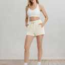 baleaf Womens 12" Long Bermuda Shorts Knee Length Cotton Athletic Shorts Sweat Casual Lounge Walking Summer (M)