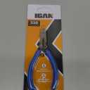 IGAN-330 Flush Cutters, Precision Wire Cutter, Flush Pliers, Wire Snips, Electrical Cutters, Sprue, Side & Small Wire Nippers, Diagonal Cut Snips, Ideal for Electronics & Precision Cutting Needs (5''x1)