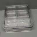 Pomeat 10 Pack Fridge Organizer, Stackable Refrigerator Bins with Lids, BPA-Free Produce Fruit Storage Containers for Fridge, Clear for Food, Drinks, Vegetable