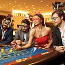 36 Pcs Casino Night Party Favors Casino Theme Felt Headband Eyeglasses Beaded Necklaces Dice Dollar Sign Poker Party Decorations Accessories for Las Vegas Game Night Decor Photo Prop Supplies