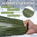 Sleeping Bag, Terrashell Blanket, Emergency Sleeping Bag, Compact Lightweight, Waterproof, Heat Blanket Survival for Survival Kit Car Camping Gear Hiking Go (25 m)