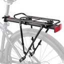 CXWXC Rear Bike Rack - Universal Bike Cargo Rack Seat Post Mounts - Bicycle Pannier Touring Luggage Carrier Racks, 30kg (66 lbs) Capacity