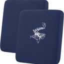 hyha Waterproof Couch Cushion Covers for Pets, Non Slip Sofa Seat Cover for Dogs Washable, Soft Thick Stretch Jacquard Fabric, Sofa Slipcovers with Elastic Bottom (2 Pieces, Navy)