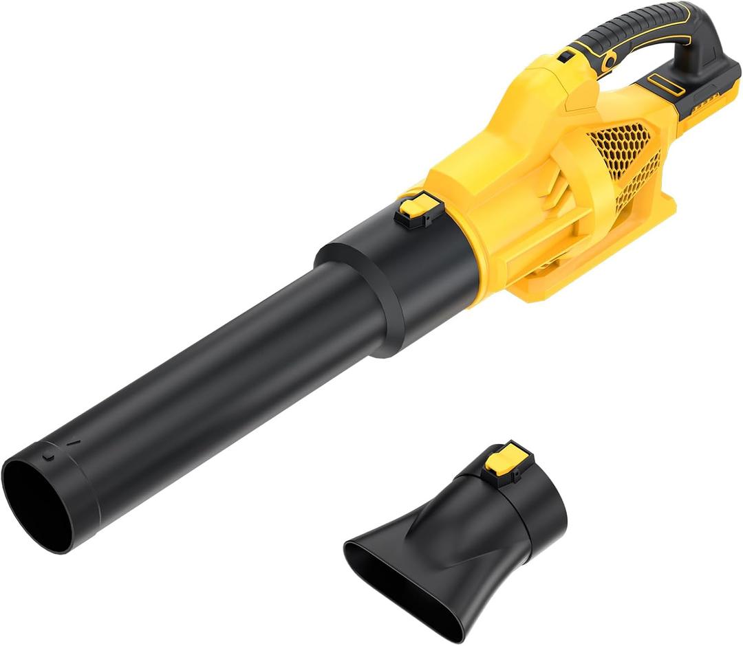 QuliMetal Cordless Leaf Blower Compatible with Dewalt 20V Max Battery, 500CFM/150MPH Electric Leaf Blower Cordless, 6 Speed Modes, Battery Powered Blowers for Lawn Care, Yard (Tool Only)