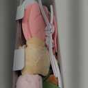 The Peanutshell Crib Mobile for Girls - Pink and White Musical Baby Crib Mobile with 12 Lullabies, Forest Baby Little Forest Nursery Decor
