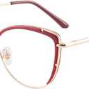 Cat Eye Blue Light Blocking Glasses Women TR90 Lightweight Computer Eyeglasses Anti blue-ray Eyewear