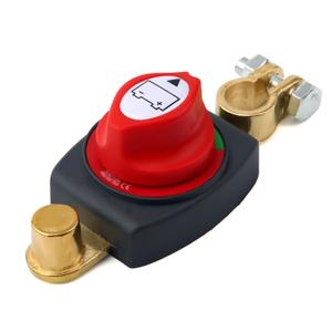 BOXOB Battery Disconnect Switch, Heavy Duty Automotive Marine Battery 12 Volt Cut Off Shut Off Kill Switch 12V-48V Connecting on Negative Terminal Suitable for Car Truck RV Boat