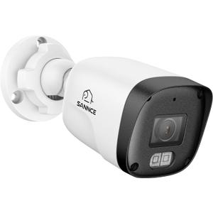 SANNCE 2K 3MP Super HD PoE IP Security Camera,100ft Dual IR Night Vision,IP67 Weatherproof, Human/Vehicle Detection,H.265+ Indoor/Outdoor Surveillance Camera
