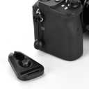 4-piece set quick release combination buckle, camera quick release clip, camera quick release combination buckle. (Black)