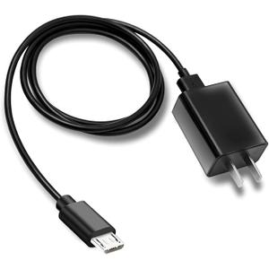 Fast Wall Charger 5ft Micro USB Charging Cable Cord fit for Barnes & Noble Nook GlowLight 3 Glowlight Plus, Nook 10 in BNRV200 BNTV650, Simple Touch,for Samsung Nook Tablet & More